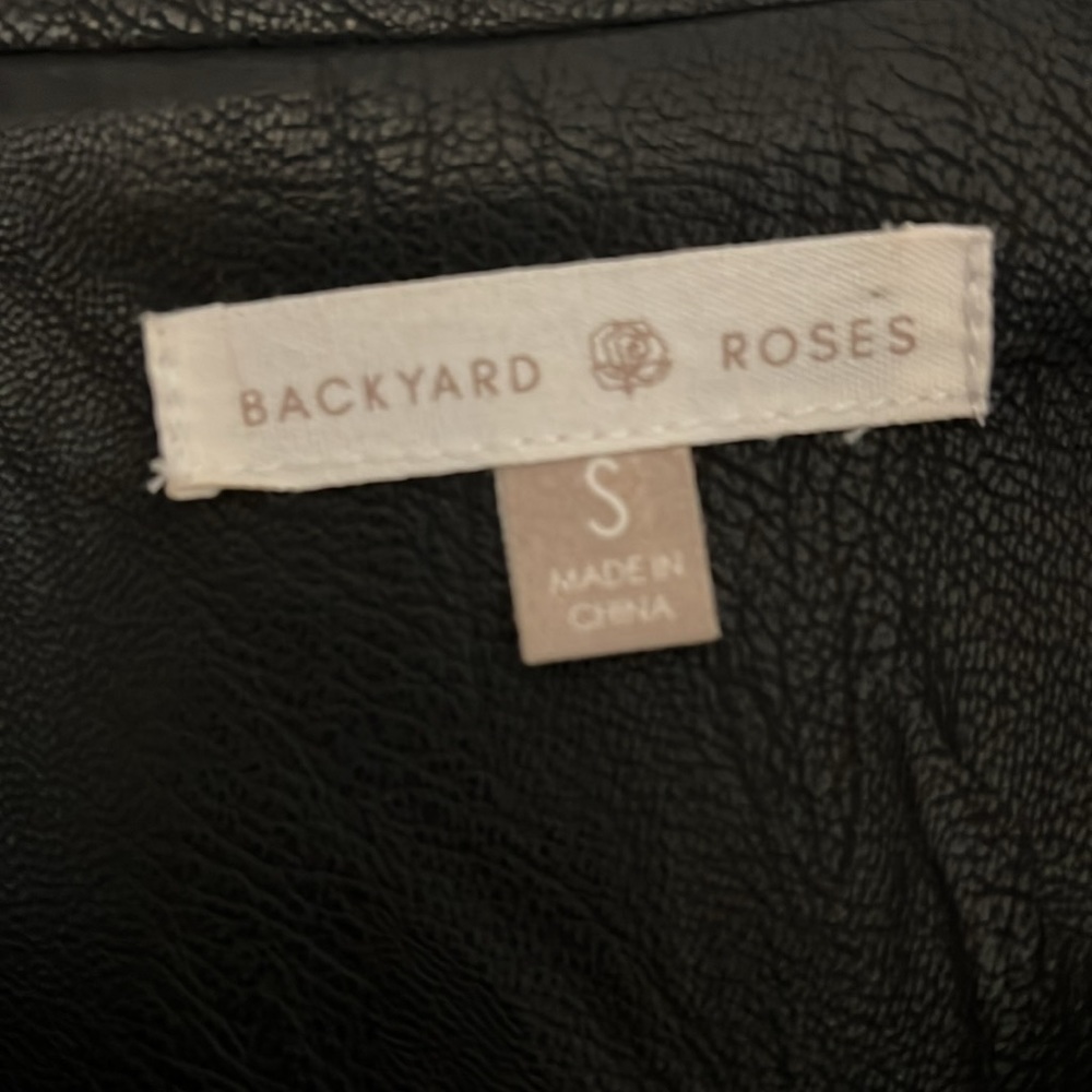 Backyard Roses Leather Elizabeth Jacket Dress - Picture 5 of 5